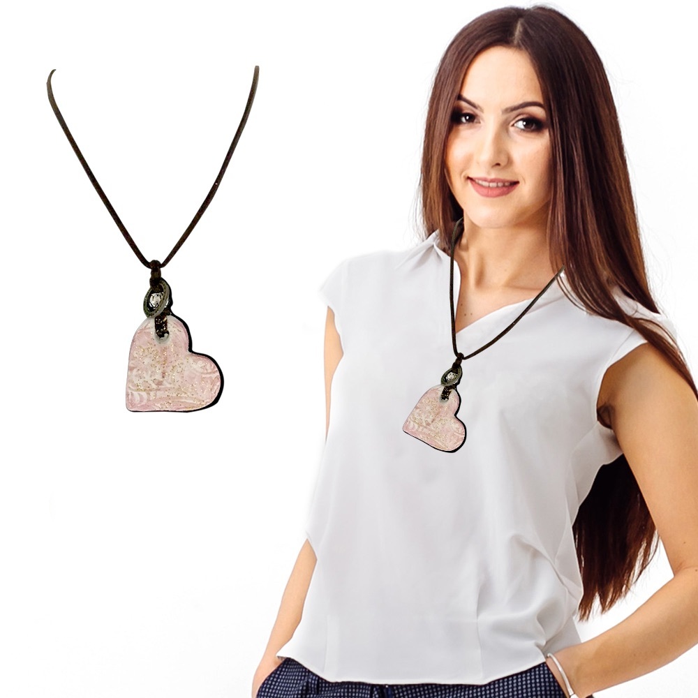 Diffuser Necklace Aromatherapy Heart Shapes